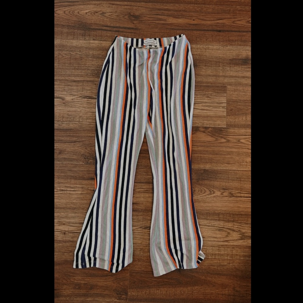 *sold* Festival Urban Outfitter Striped Bell-bottoms